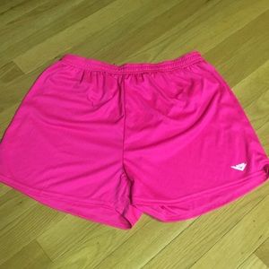 Hot pink basketball shorts
